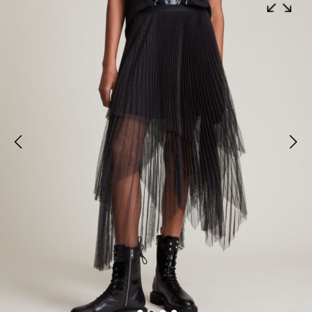 Allsaints Black Skirt